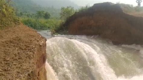 Odisha 10 Ft Breach In Indravati Canal In Kalahandi