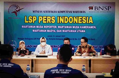 Sejarah Baru Melalui Lsp Pers Indonesia Wartawan Resmi Disertifikasi