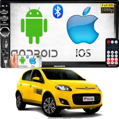 Central Multimidia Som Player Mp5 Android Ios Fiat Palio Sporting