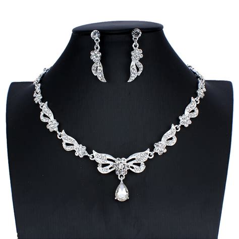 Jiayijiaduo Bridal Wedding Jewellery Sets For Women Bridesmaid Banquet