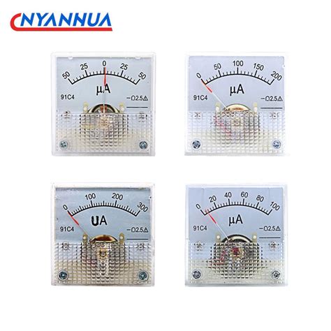 91C4 UA Microampere Instrument DC Ammeter 100uA 200uA 300uA 500uA