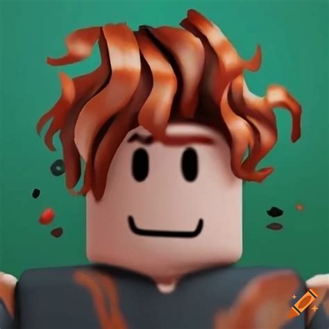 Art Of A Roblox Character With Bacon Hair In A Forest On Craiyon