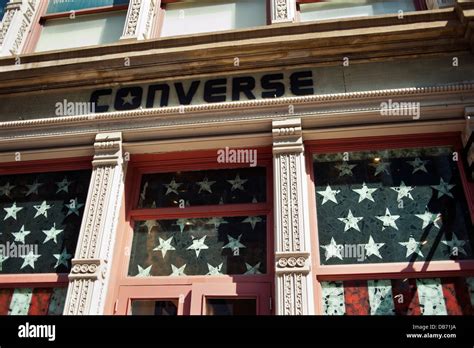 The Converse Shoe Store In New York City Stock Photo Alamy