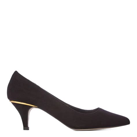 Black Karen Low Court Shoes Heel Cm Brandalley