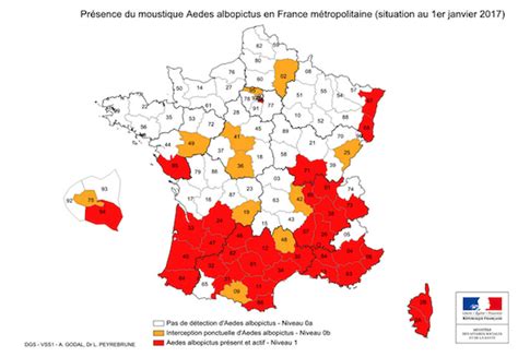 Moustique Tigre La Carte De France Des D Partements Sous Surveillance