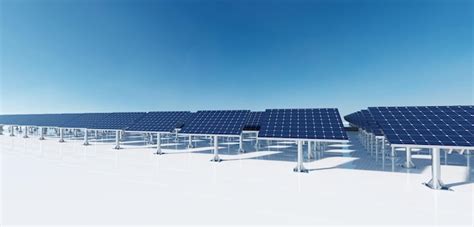 Premium Photo | Solar photovoltaic panels array system