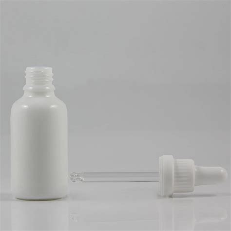 Wholesale 50pcs 30ml White Round Shaped Dropper Bottle For Essential Oil 1 Oz White Color