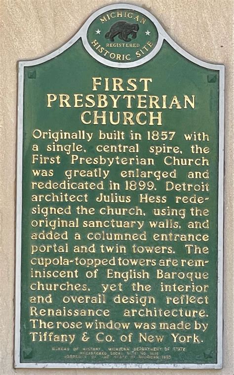 First Presbyterian Church | Historical marker, Historical sites ...