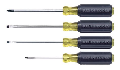 KLEIN TOOLS 4 Pieces Phillips Slotted Tip General Purpose