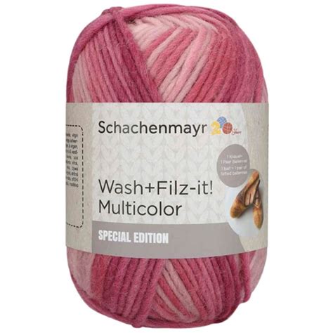 Schachenmayr Wash Filz It Multicolor 200 grammes Édition Limitée