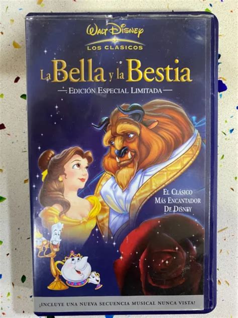 La Bella Y La B Te Edition Limit E Vhs Film Avec Sequence Non Vue