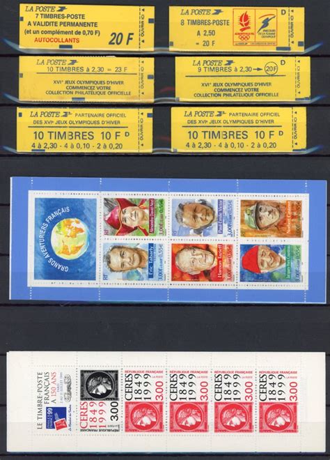 France Tr S Joli Lot De Carnets De Timbres Neufs Catawiki