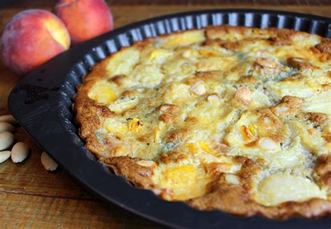 Clafoutis aux pêches sans gluten sans lait Quinoa et Basmati