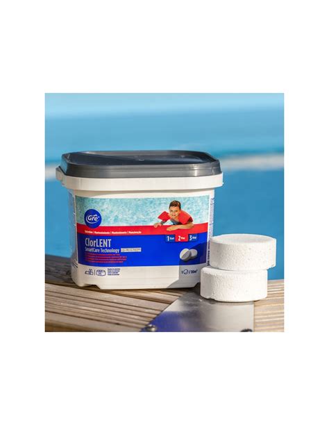 Cloro Lento Sin Bórico Gre Tabletas 250G 4 KG Piscinarium