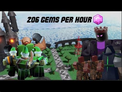 HARDCORE STRATEGY 206 Gems Hour With Elf Camp Roblox Tds YouTube