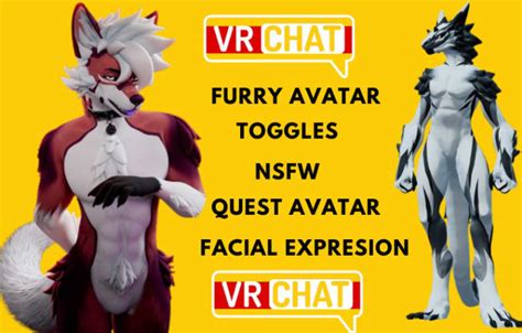 Create Vrchat Avatar Vrc Avatar Vr Character Furry Avatar 3d Model