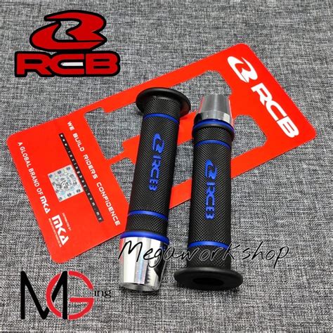 Jual HANDGRIP SARUNG GAS RCB RACING BOY ORIGINAL JALU STANG CHROME