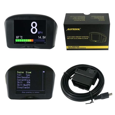 AUTOOL X50 Plus Multi Function Car OBD Smart Digital Meter