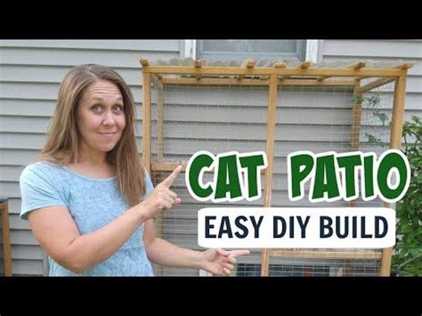 How to Build an Outdoor Cat Patio -- Tutorial to build a DIY catio ...