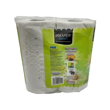 KITCHEN TOWEL PREMIER 2 ROLLS PK