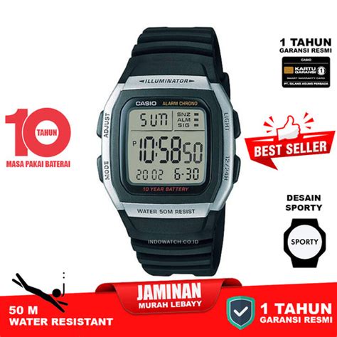 Jual Casio W 96H 1AV W96h Jam Tangan Original Garansi Resmi Jakarta