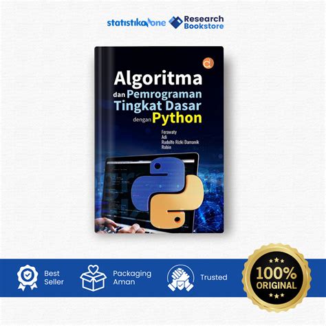 Jual Buku Algoritma Dan Pemrograman Tingkat Dasar Dengan Python