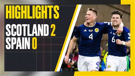 Scotland Spain Mctominay Scores Twice To Stun Spain Euro