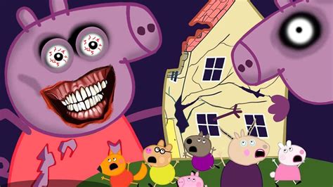 Zombie Apocalypse Peppa Pig Turns Into A Giant Zombie Peppa Pig