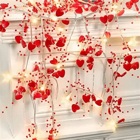 Amazon.com: Valentines Day Decor 10FT 30 LED Valentines Day Garland ...