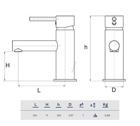 Grifo Monomando Fricosmos Lavabo Serie Ecol Gica