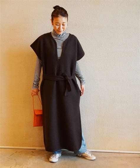 【crista Seya クリスタ セヤ】felted Wool Caftan（ワンピース）｜journal Standard Luxe