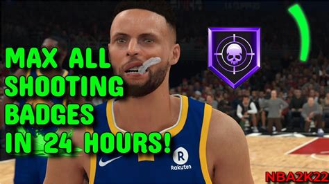 NBA2K22 HOW TO GET SHOOTING BADGES IN 24 HOURS EXPLAINED IN UNDER 1