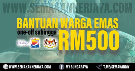 Panduan Mohon Bantuan Warga Emas JKM RM500 Setiap Sebulan 2021