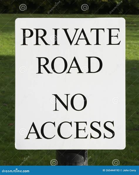 Private Road No Access Sign Stock Image - Image of united, access ...