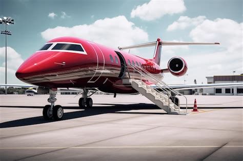 red shiny jet aircraft images    freepik