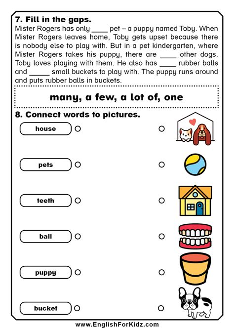 Reading Comprehension To Learn Numbers And Counting