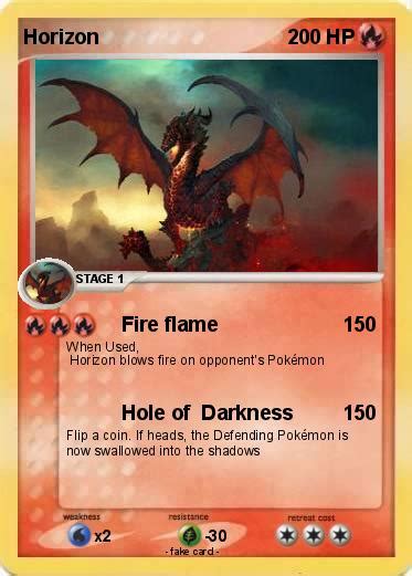 Pokémon Horizon 9 9 Fire Flame My Pokemon Card