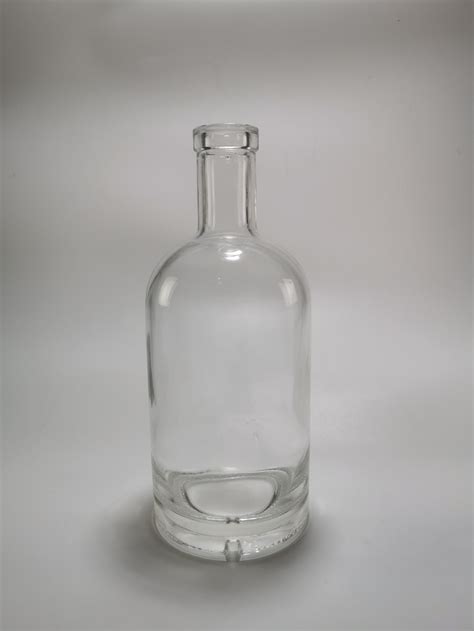 500 Ml 700 Ml 750 Ml Super Flint Glass Round Shaped Liquor Vodka Gin