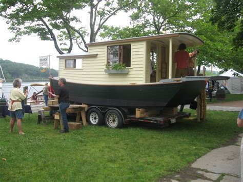 Boat Crafts Water Crafts House Boat Tiny House Small Houses