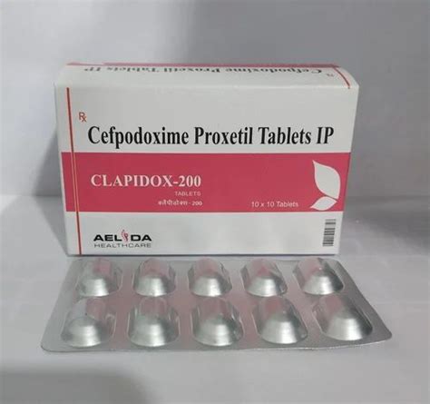 Cefpodoxime Proxetil Tablets Ip 200 Mg At Rs 600 Box Cefpodoxime