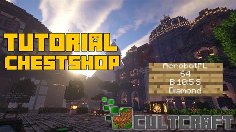 Cultcraft Tutorial Chestshop Youtube