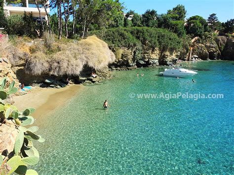 Fylakes Beach Of Fylakes In Agia Pelagia Crete Island Beach Island