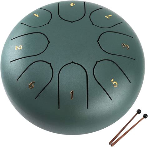 Amazon Steel Tongue Drum 8 Notes 6 Inches C Key Handpan Drum