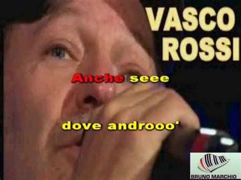 Karaoke Ciao Con Cori Demo Vasco Rossi Youtube