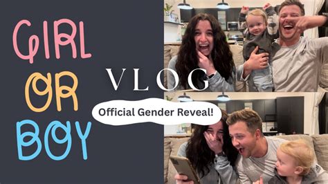 Our Official Gender Reveal Finding Out The Gender Of Our Baby