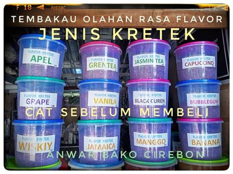 Jual Tembakau Olahan Rasa Flavor Kretek 500grm Di Lapak Toko Anwar Bako