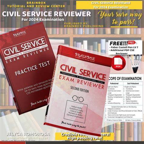 Civil Service Reviewer With Practice Test Latest Edition For