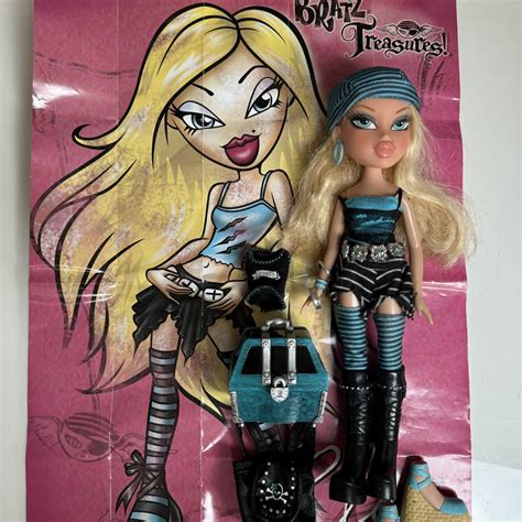 Bratz Treasures Cloe Doll MGA Outfit Pirate Treasures Includes Poster