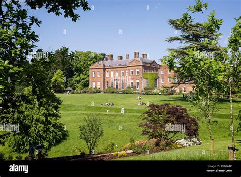 Dudmaston Hall and gardens - a Stately home near Quatt, Shropshire, UK on 19 May 2024 Stock ...