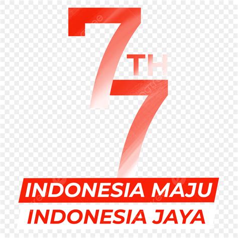 Indonesia Merdeka PNG Transparent, Indonesia Merdeka 77 Tahun, Hut Ri ...